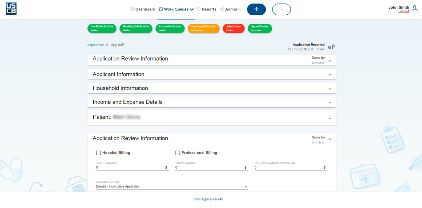 Charity Care processing using medical billing software Caritas360
